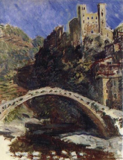 Pierre Renoir The Castle ar Dolceaqua Spain oil painting art